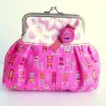 Cute Purse Pink Yellow Cha..